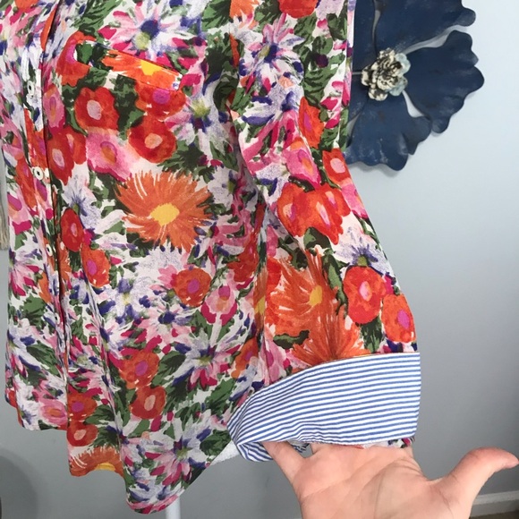 Anthropologie Floral Button Down - Picture 5 of 8